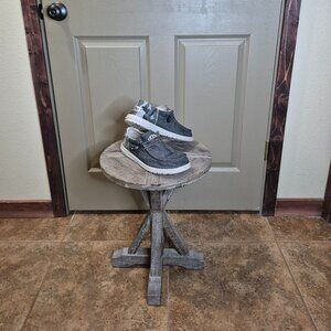 Hey Dude Gray and Camo Slip-On Shoes